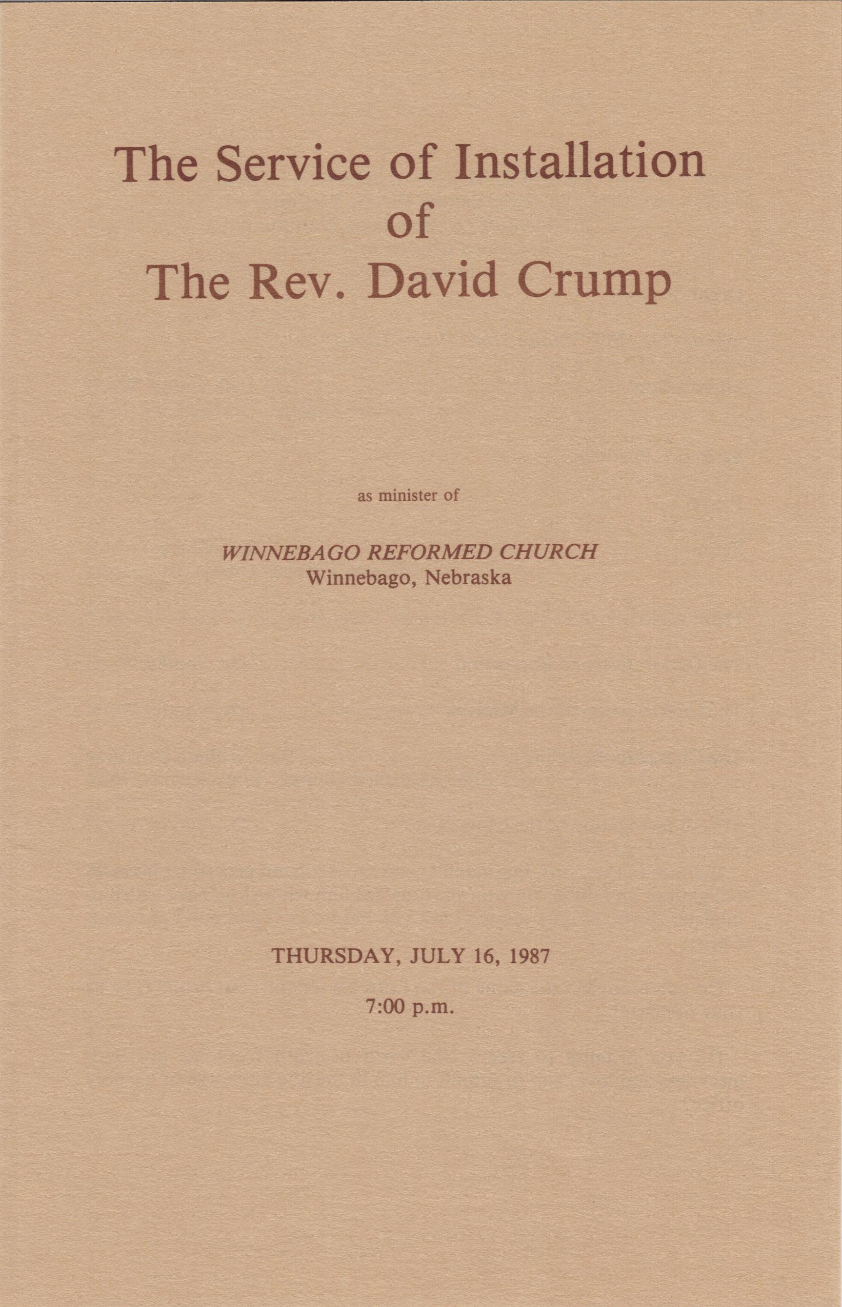 1987: David Crump installation (1)